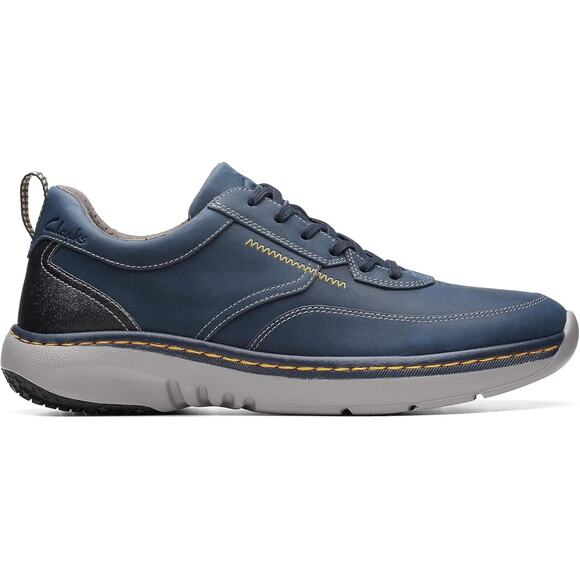 NWT Clarks Men's Clarkspro Lace Oxford, Navy Leather, 11 - Picture 3 of 6